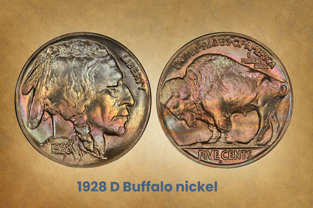 1928 D Buffalo nickel