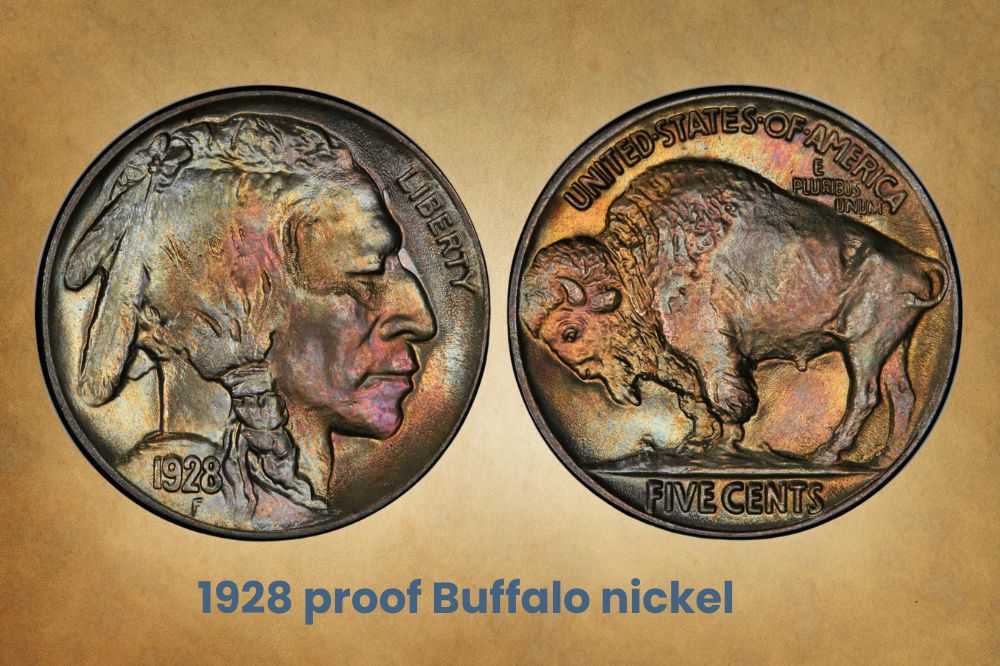 1928 proof Buffalo nickel 
