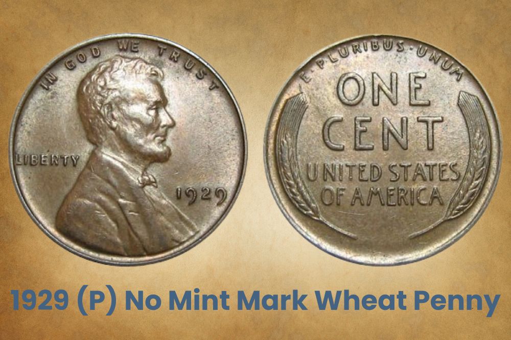 1929 (P) No Mint Mark Wheat Penny