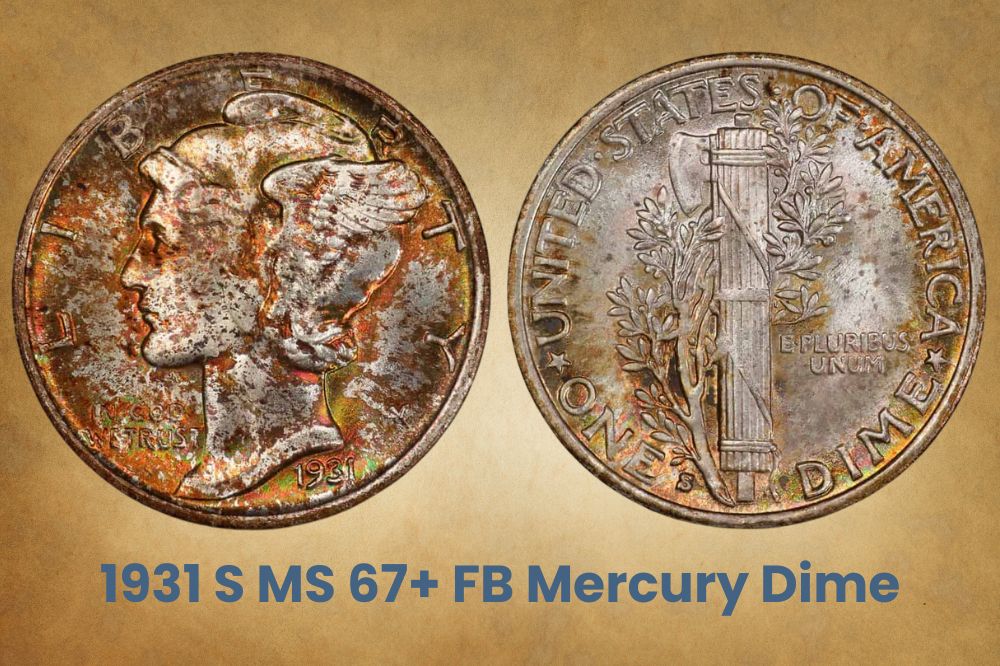 1931 S MS 67+ FB Mercury Dime