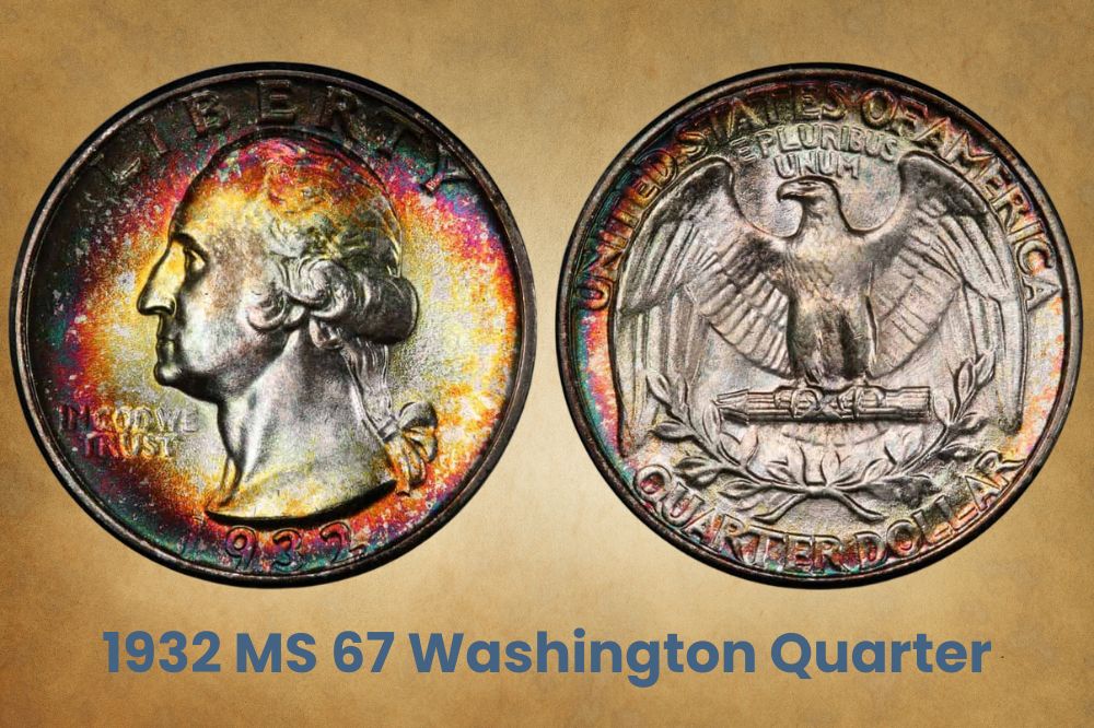 1932 MS 67 Washington Quarter