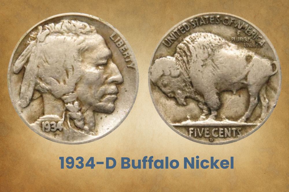 1934-D Buffalo Nickel