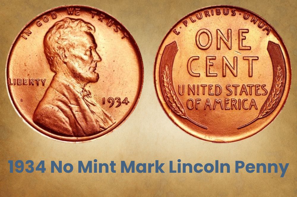 1934 No Mint Mark Lincoln Penny