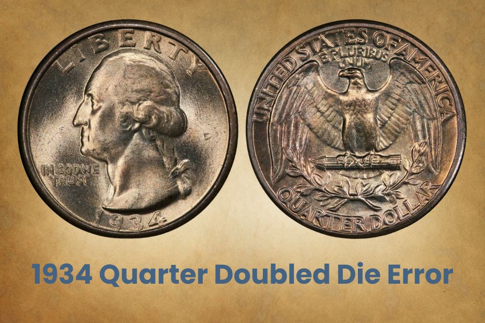 1934 Quarter Doubled Die Error