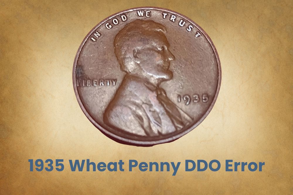 1935 Wheat Penny DDO Error