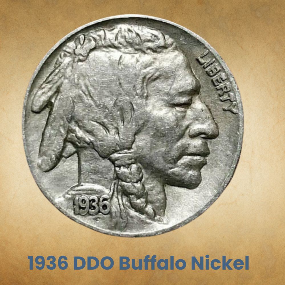 1936 DDO Buffalo Nickel