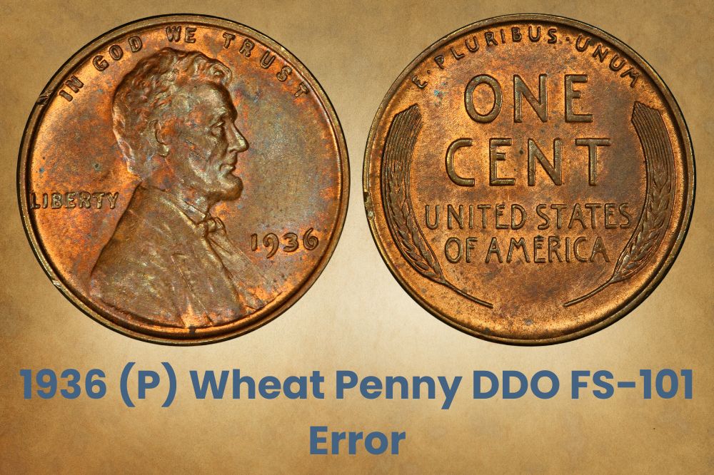 1936 (P) Wheat Penny DDO FS-101 Error