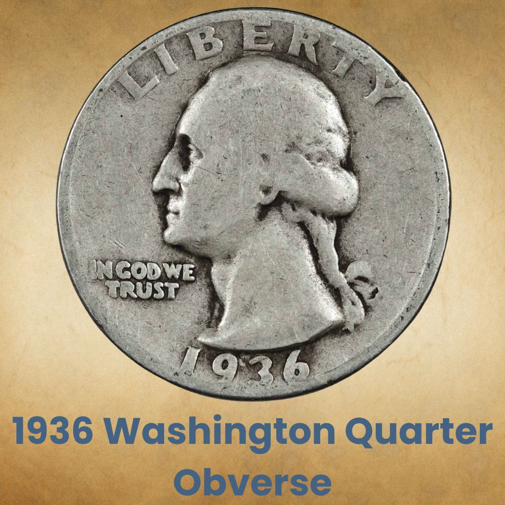 1936 Washington Quarter Obverse