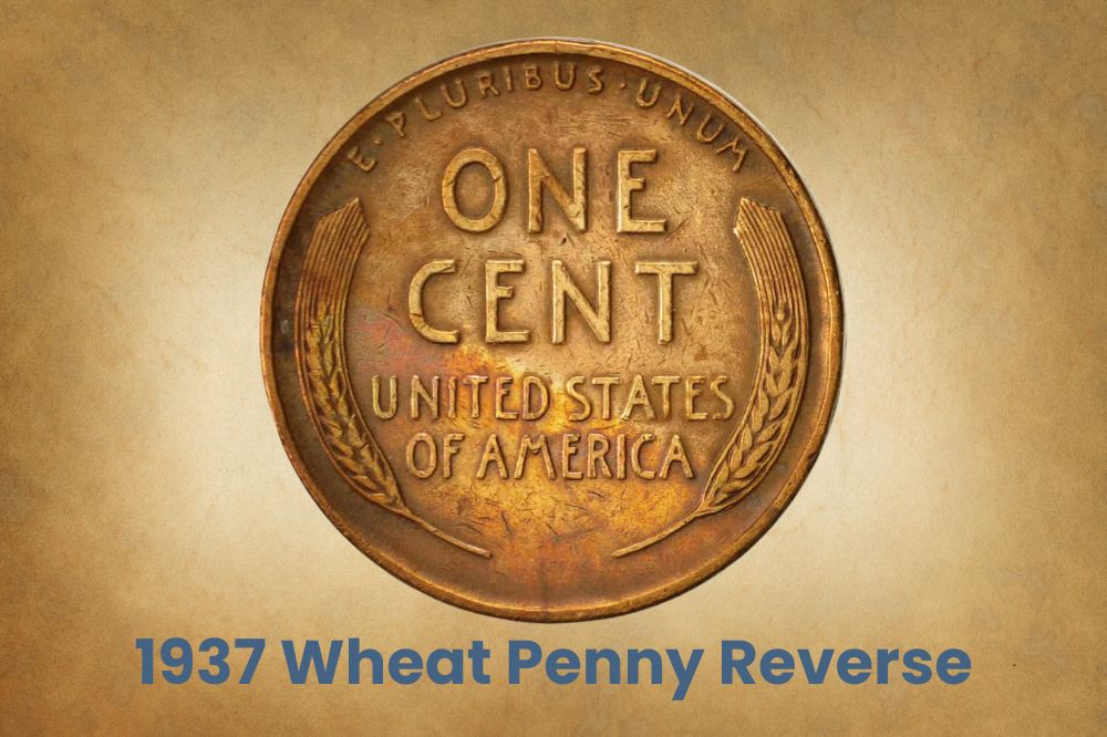 1937 Wheat Penny Reverse