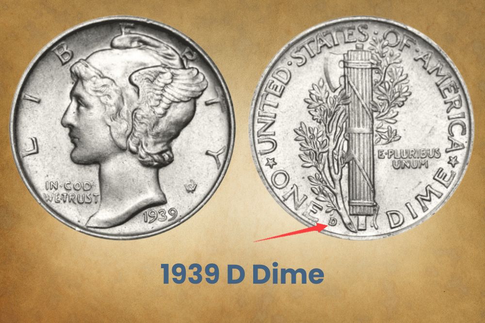 1939 D Dime