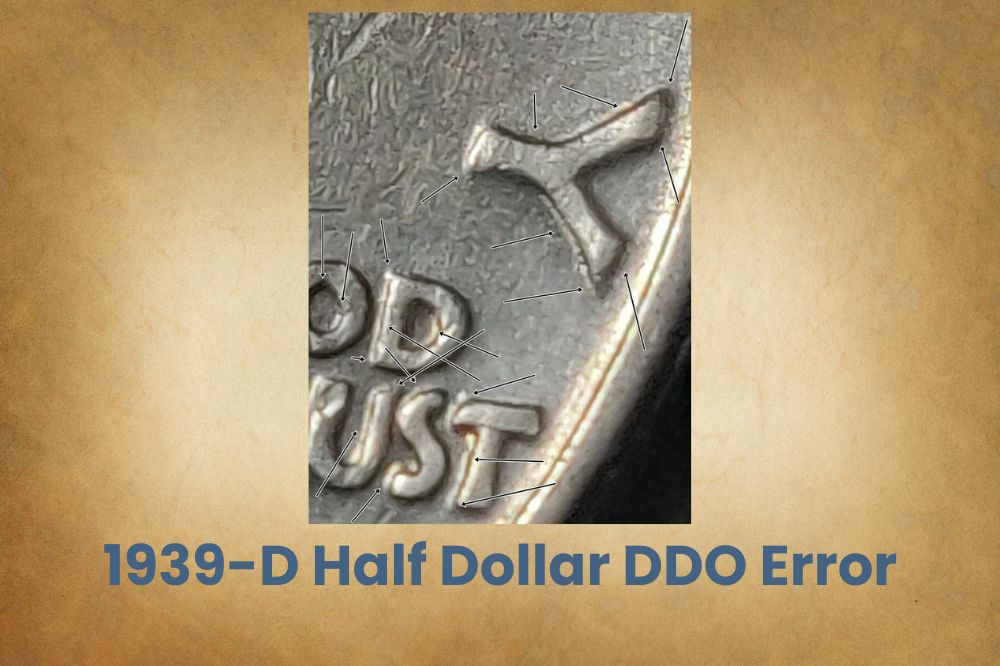 1939-D Half Dollar DDO Error