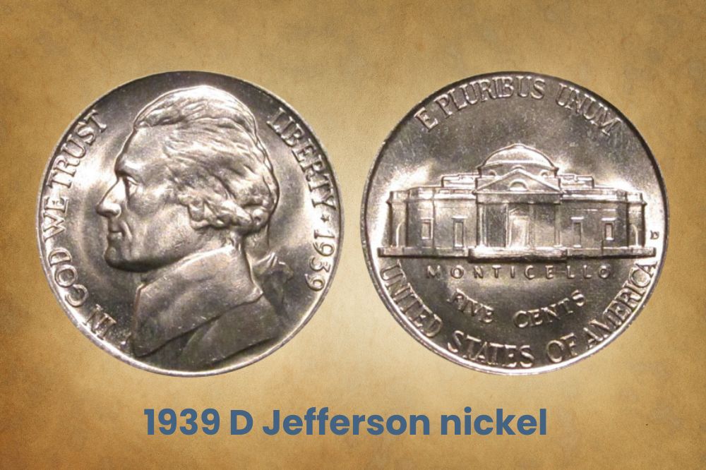 1939 D Jefferson nickel