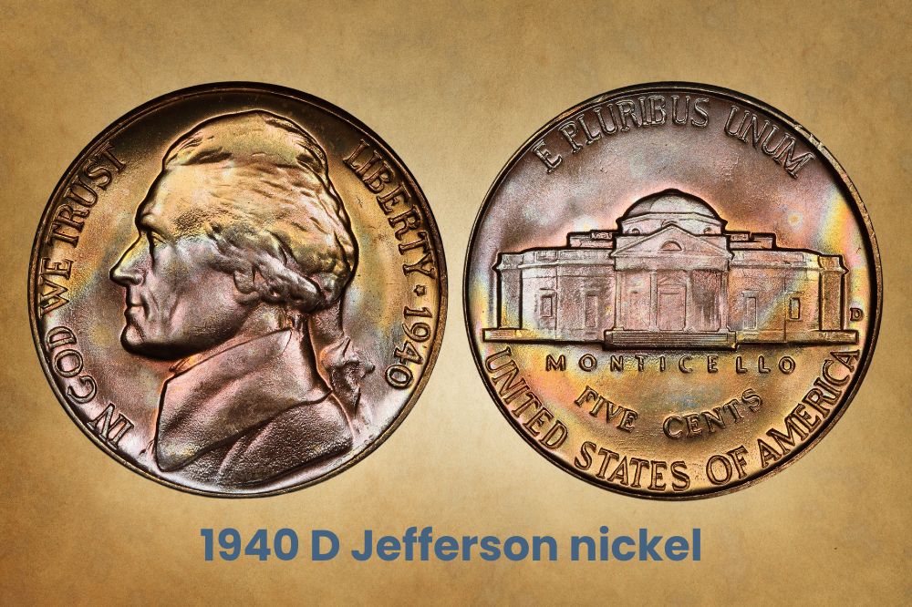 1940 D Jefferson nickel 