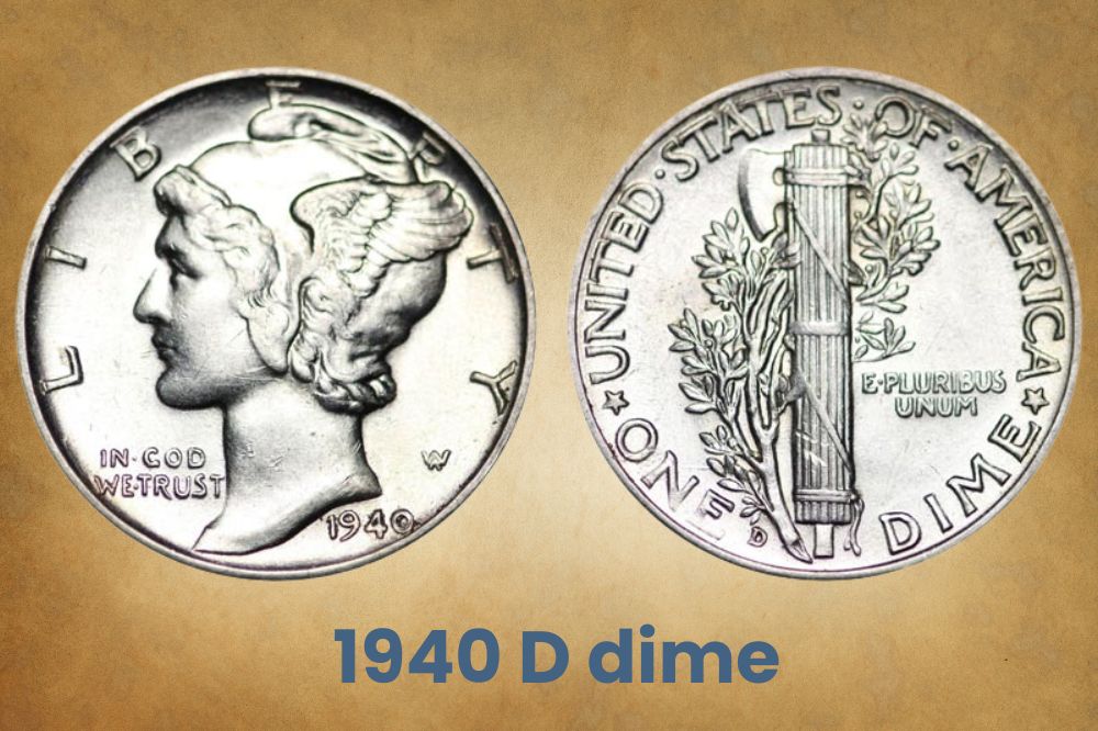  1940 D dime