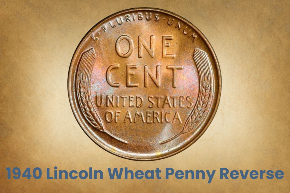1940 Lincoln Wheat Penny Reverse