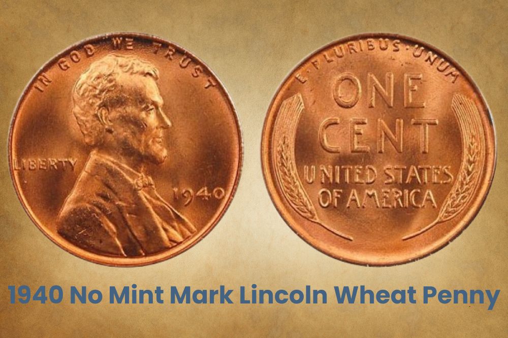 1940 No Mint Mark Lincoln Wheat Penny