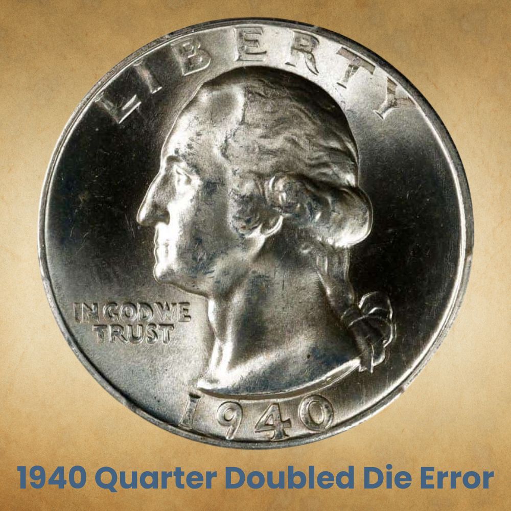 1940 Quarter Doubled Die Error