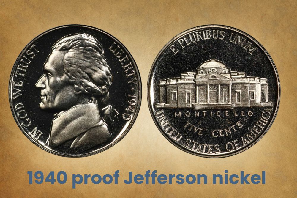 1940 proof Jefferson nickel 