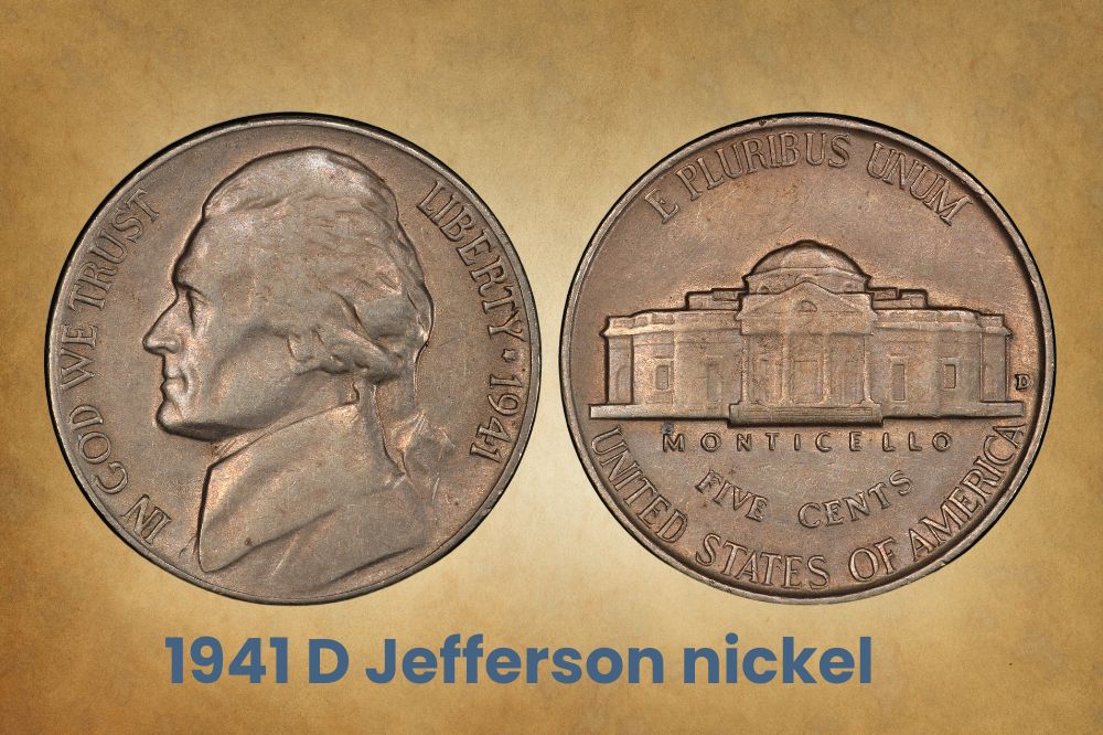 1941 D Jefferson nickel