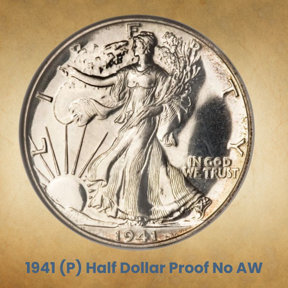 1941 (P) Half Dollar Proof No AW