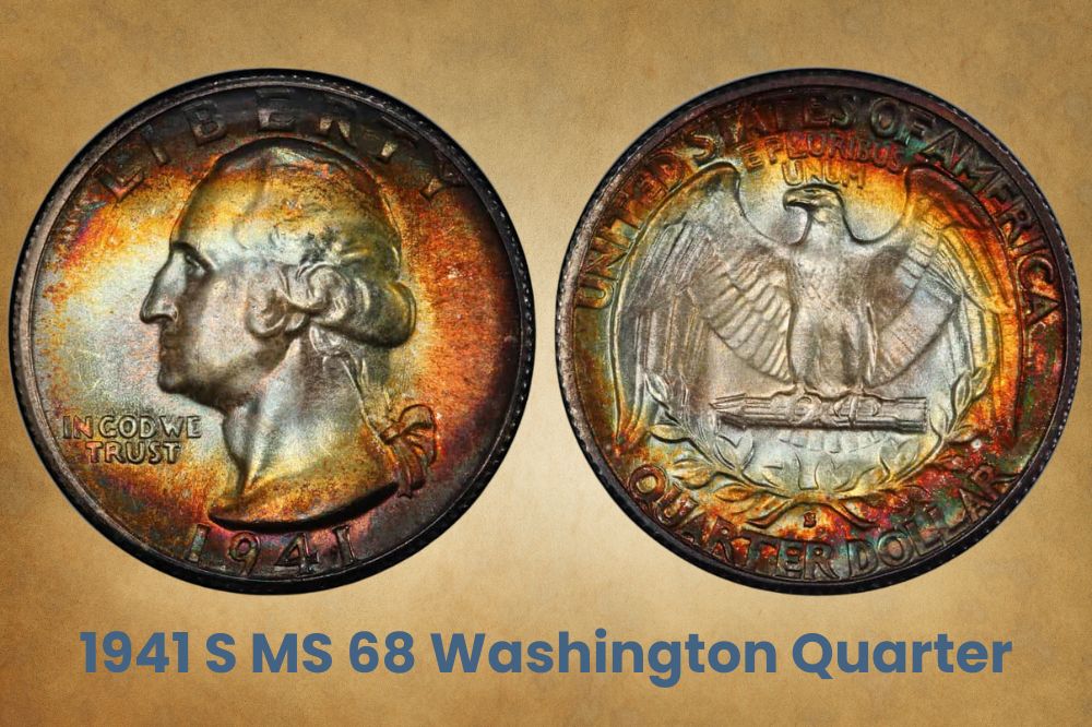 1941 S MS 68 Washington Quarter