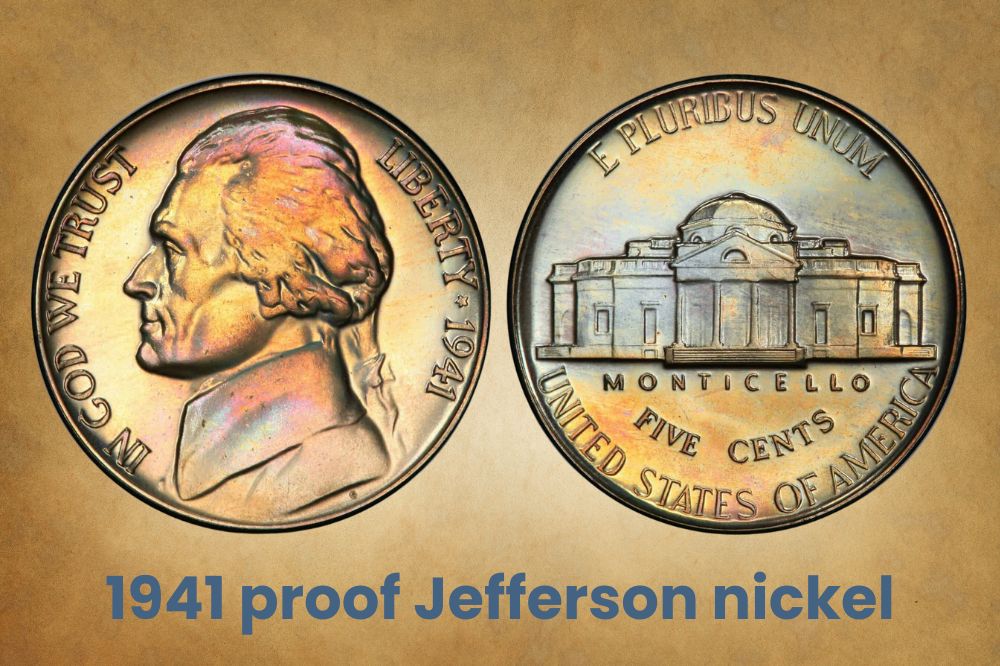 1941 proof Jefferson nickel