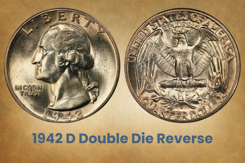 1942 D Double Die Reverse