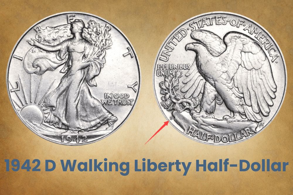 1942 D Walking Liberty half-dollar