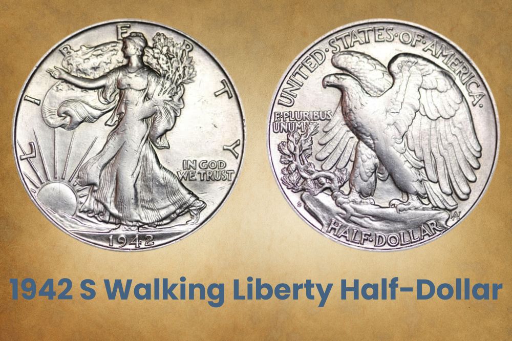 1942 S Walking Liberty half-dollar