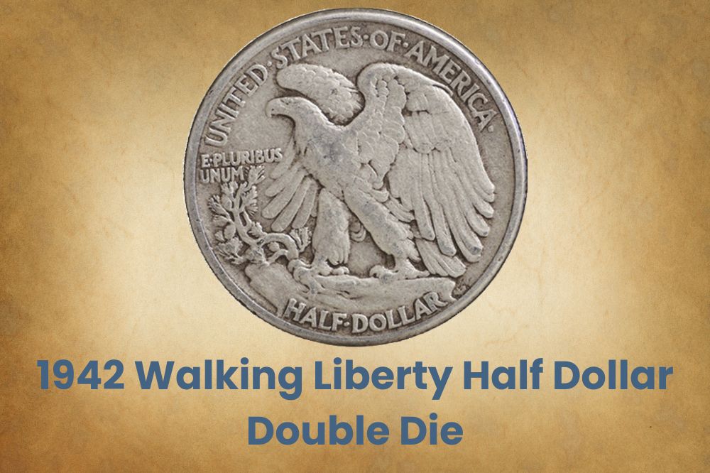 1942 Walking Liberty Half Dollar double die