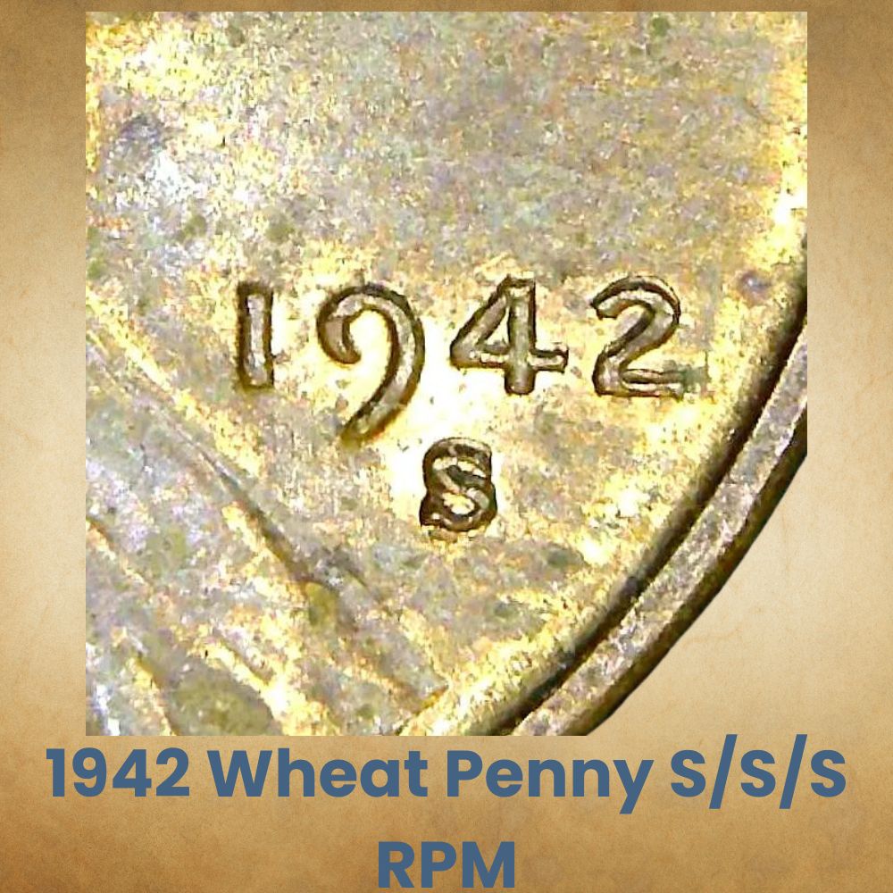 1942 Wheat Penny S/S/S RPM