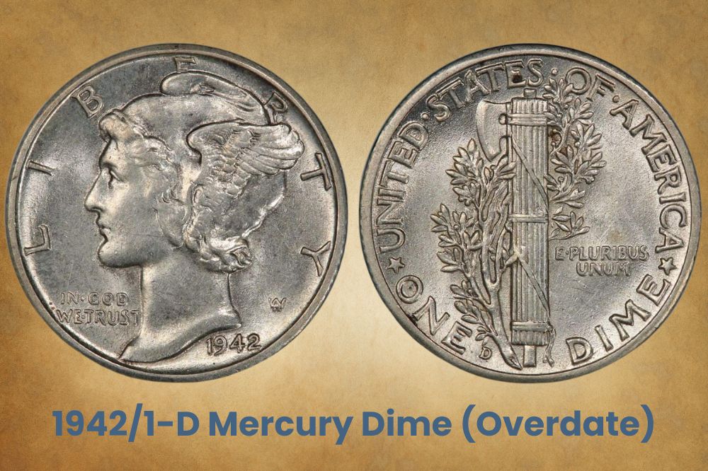 1942/1-D Mercury Dime (Overdate)