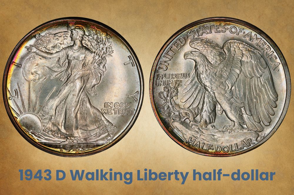 1943 D Walking Liberty half-dollar