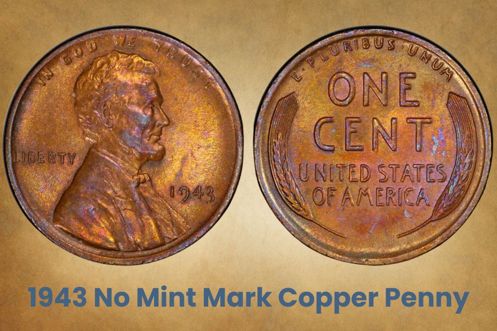 1943 No Mint Mark Copper Penny