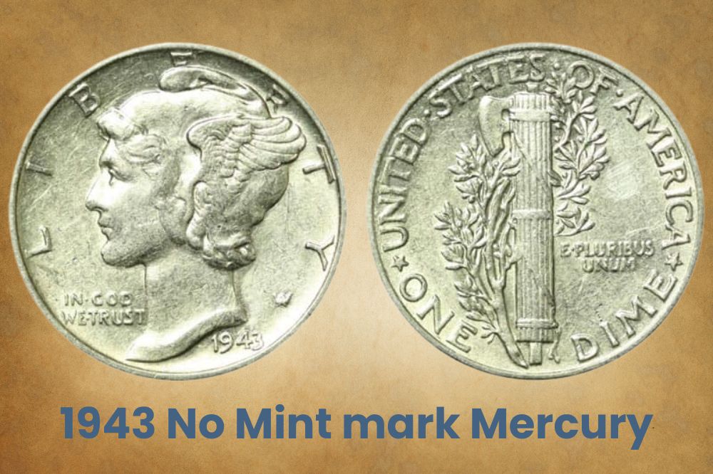 1943 No Mint mark Mercury