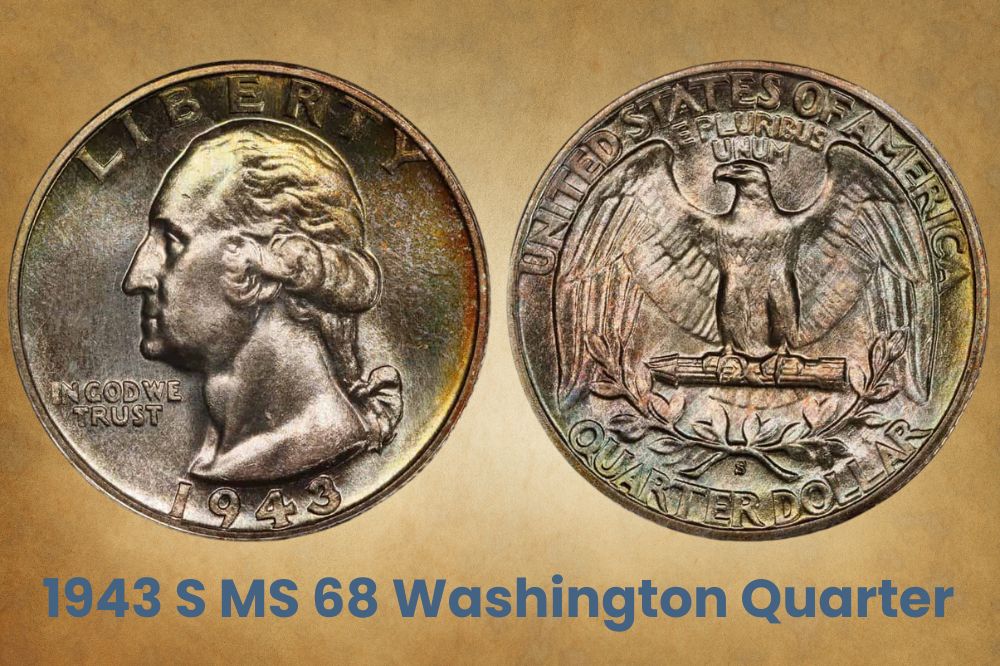 1943 S MS 68 Washington Quarter