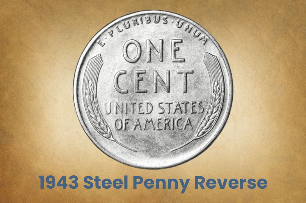 1943 Steel Penny Reverse