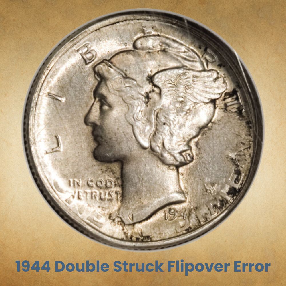 1944 Double Struck Flipover Error