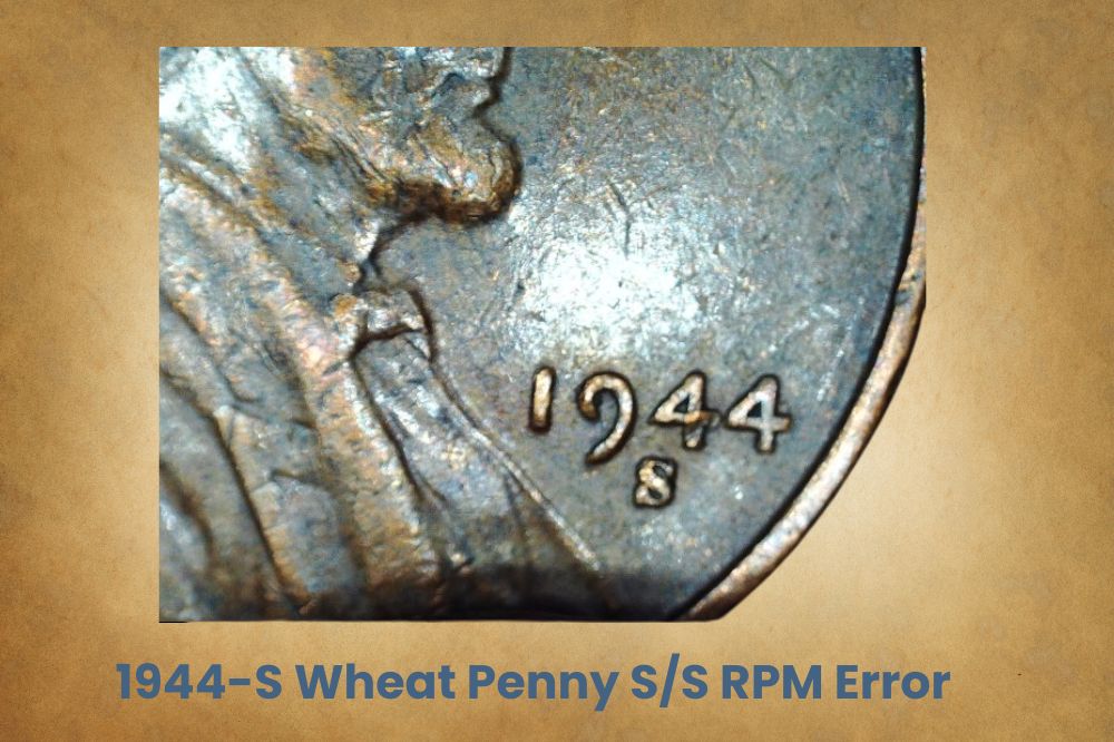 1944-S Wheat Penny S/S RPM Error