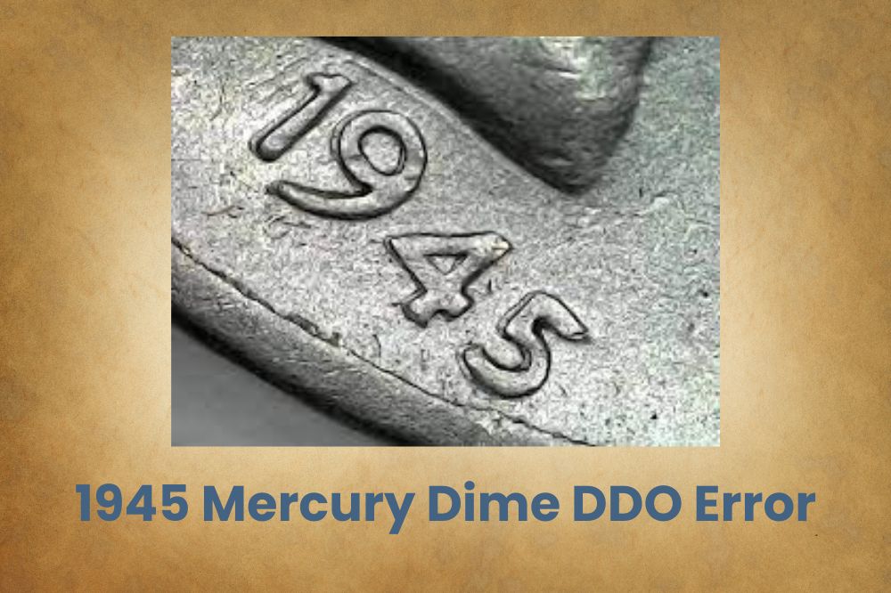 1945 Mercury Dime DDO Error