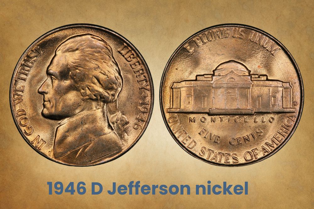 1946 D Jefferson nickel