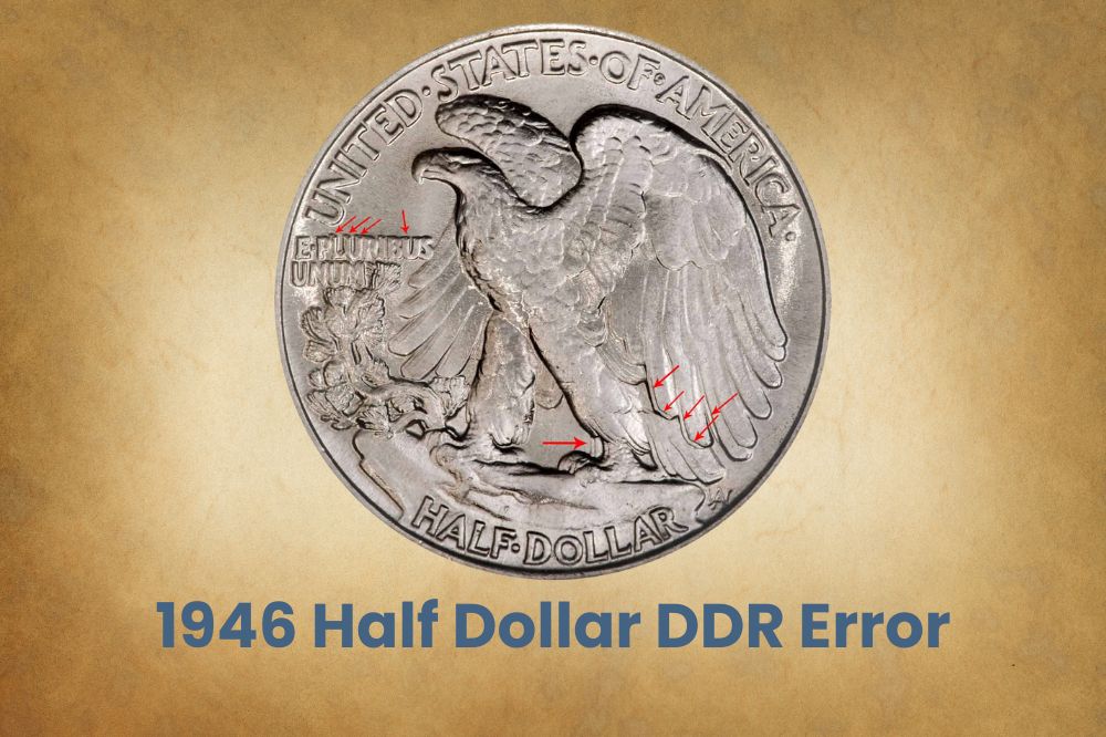1946 Half Dollar DDR Error