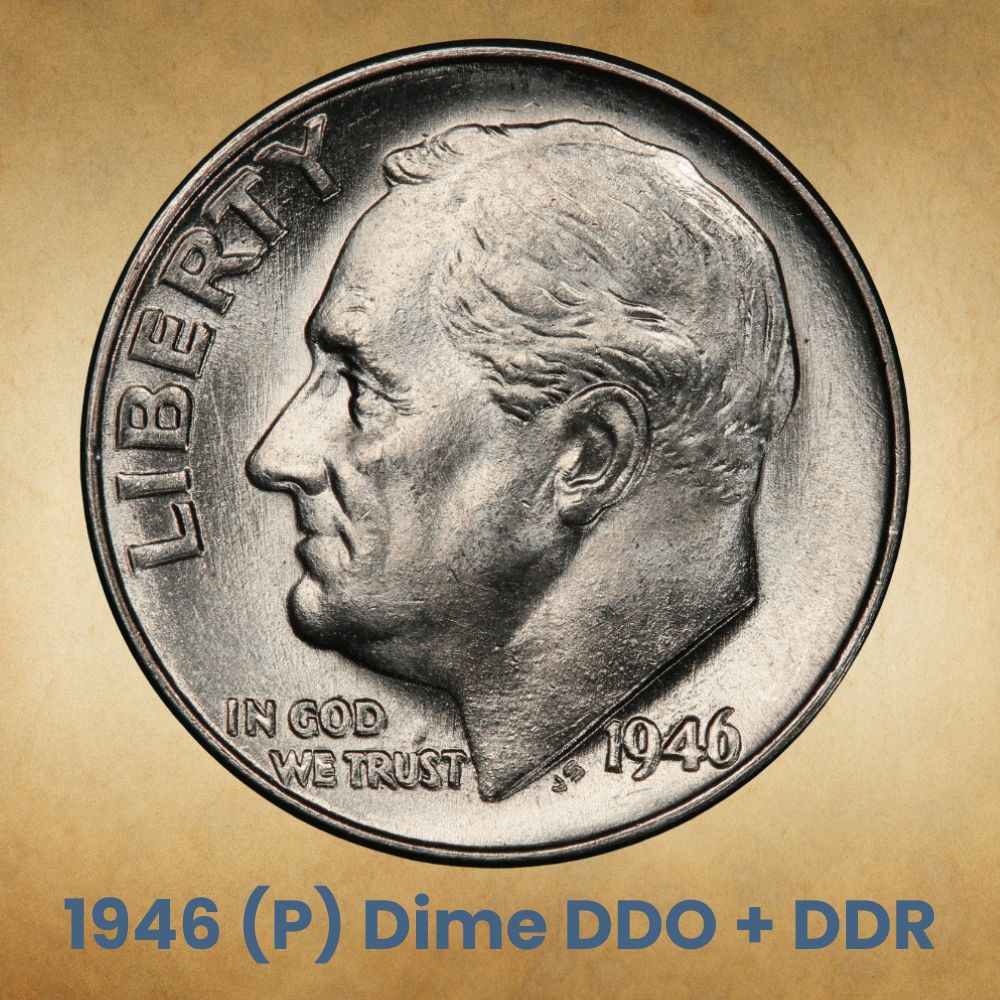 1946 (P) Dime DDO + DDR