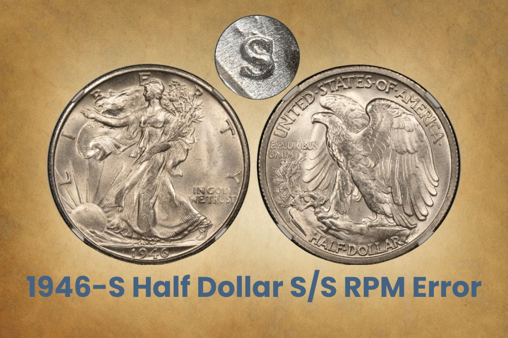 1946-S Half Dollar S/S RPM Error