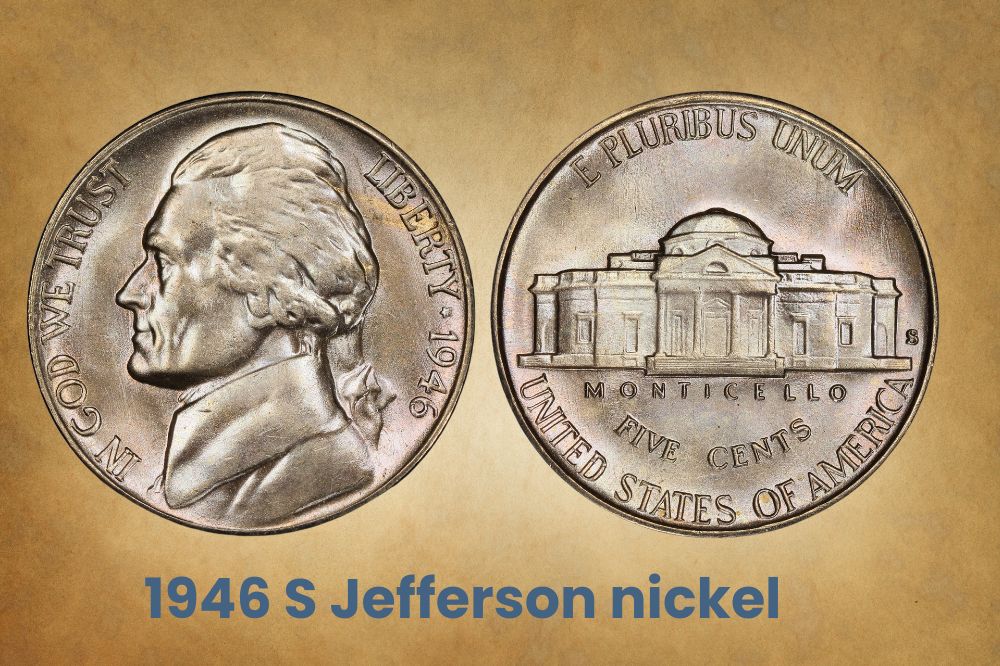 1946 S Jefferson nickel