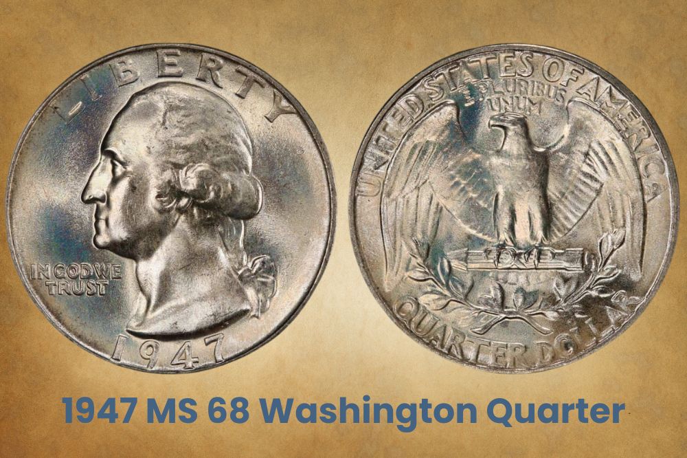 1947 MS 68 Washington Quarter