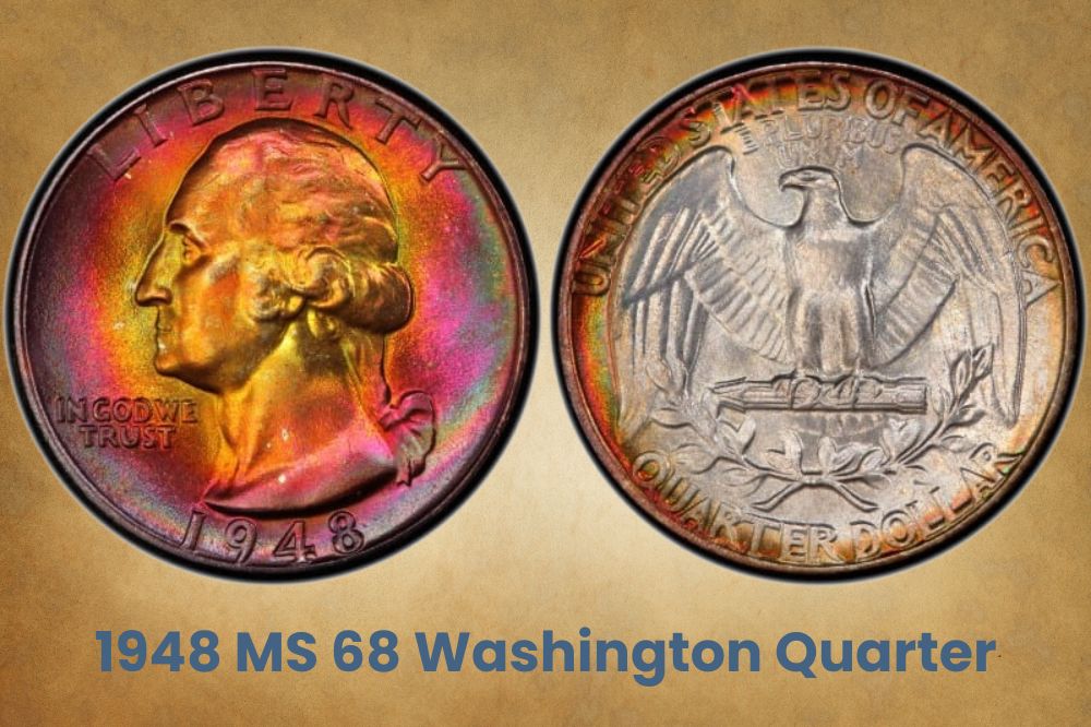 1948 MS 68 Washington Quarter