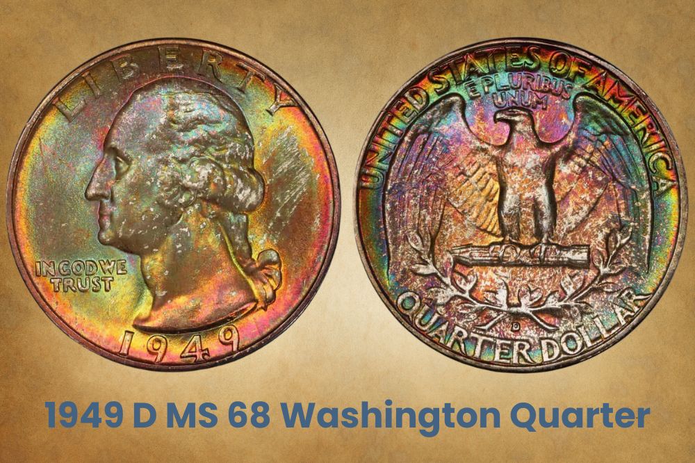 1949 D MS 68 Washington Quarter