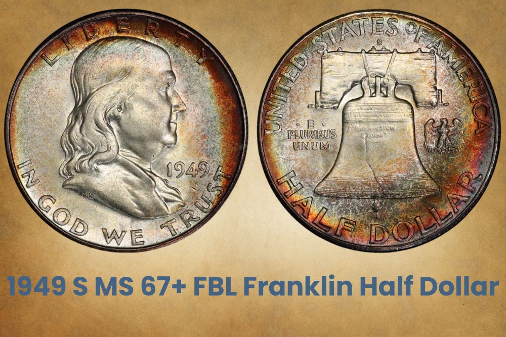 1949 S MS 67+ FBL Franklin Half Dollar