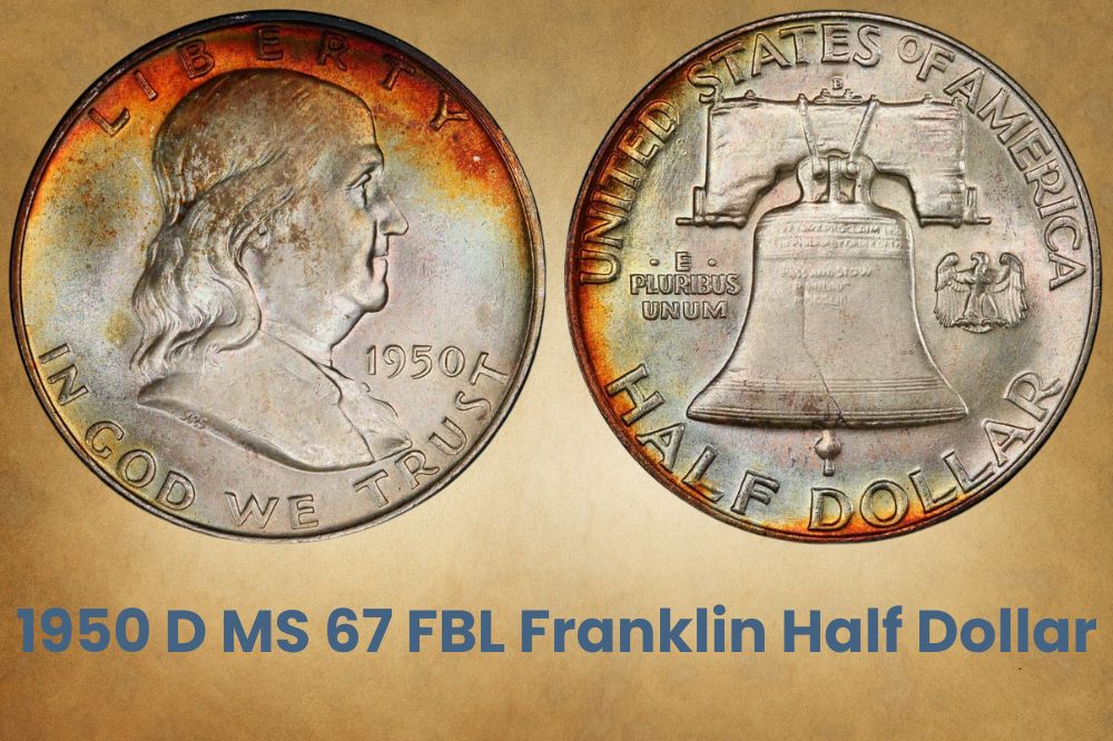 1950 D MS 67 FBL Franklin Half Dollar